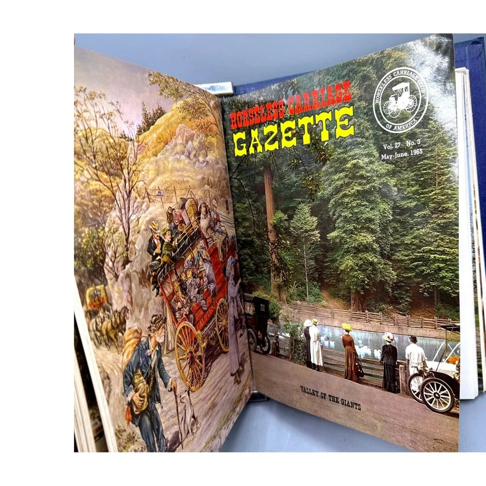 Horseless Carriage Gazette 1964-1965 Magazine Collection 11 Issues Blue Binder-B